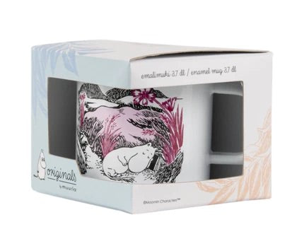 Muurla Moomin Originals Emaillebecher 'At the Meadow' - 370 ml