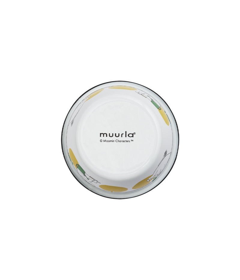 Muurla Bowl Moomin 'Joyful Apples' - 300 ml - Gelb