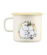Muurla Moomin Emaillebecher 'Flowers' - 550 ml