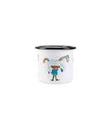 Muurla Emaillebecher Pippi 'Pippi and the Horse' - 250 ml