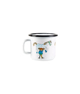Muurla Emaillebecher Pippi 'Pippi and the Horse' - 250 ml