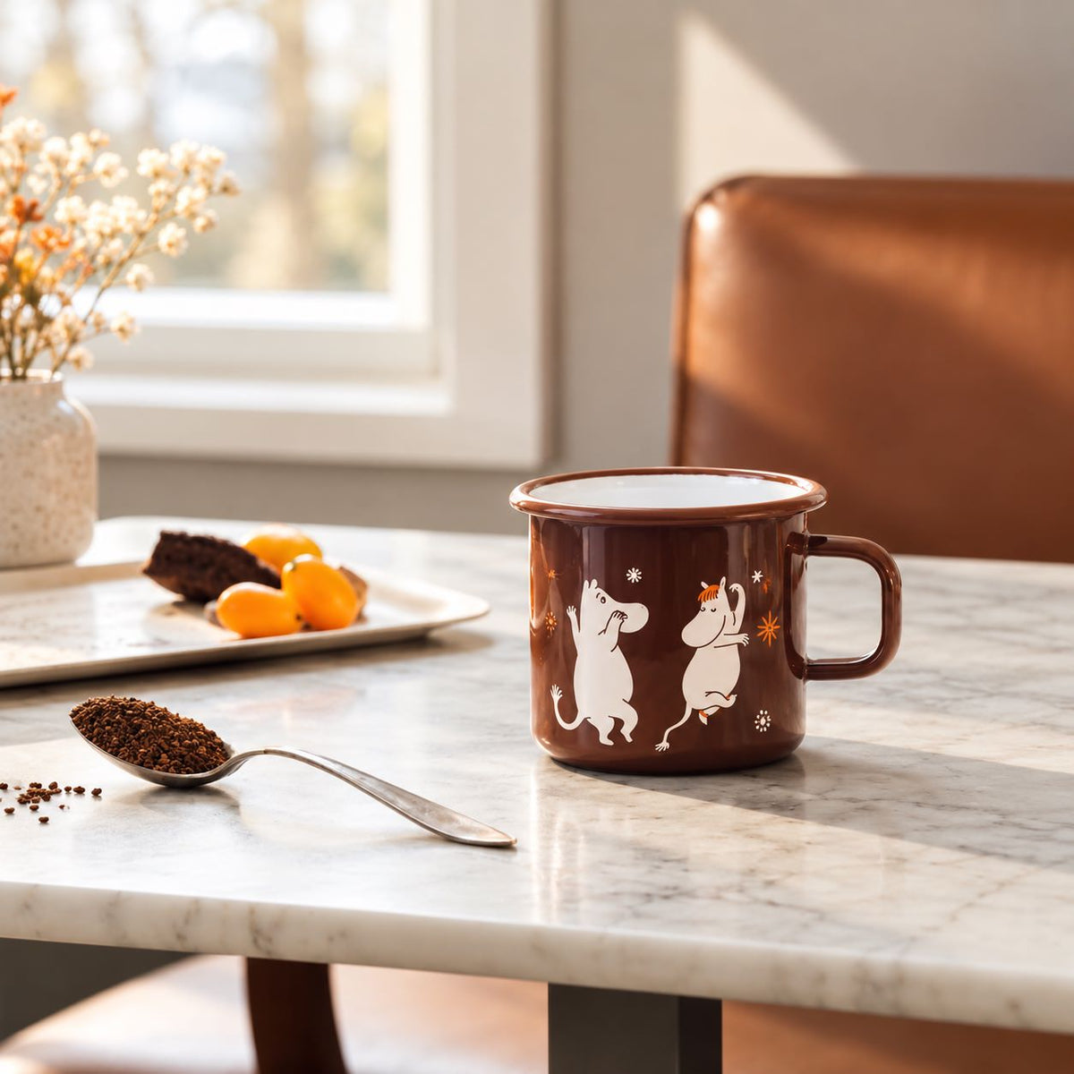 Muurla Moomin Emaillebecher 'Comet' - 550 ml