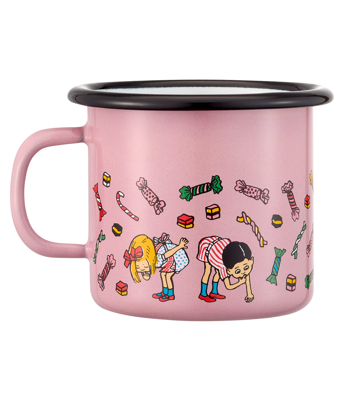 Muurla Emaillebecher Pippi 'Candy' - 250 ml