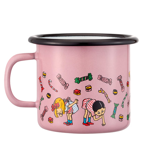 Muurla Emaillebecher Pippi 'Candy' - 250 ml