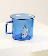 Muurla Moomin Glasbecher 'Muumipeikko' - Blau - 350 ml