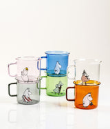 Muurla Moomin Glasbecher 'Snufkin' - Grün - 350 ml