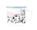 Muurla Moomin Emaillebecher 'Winter' - 370 ml