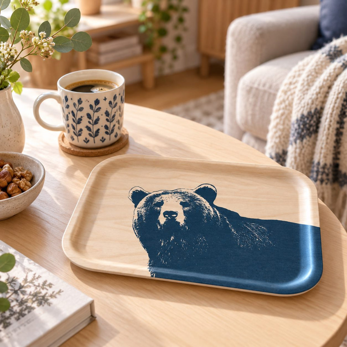 Muurla Tablett „The Bear“ – Teemu Järvi x Muurla – 27 × 20 cm