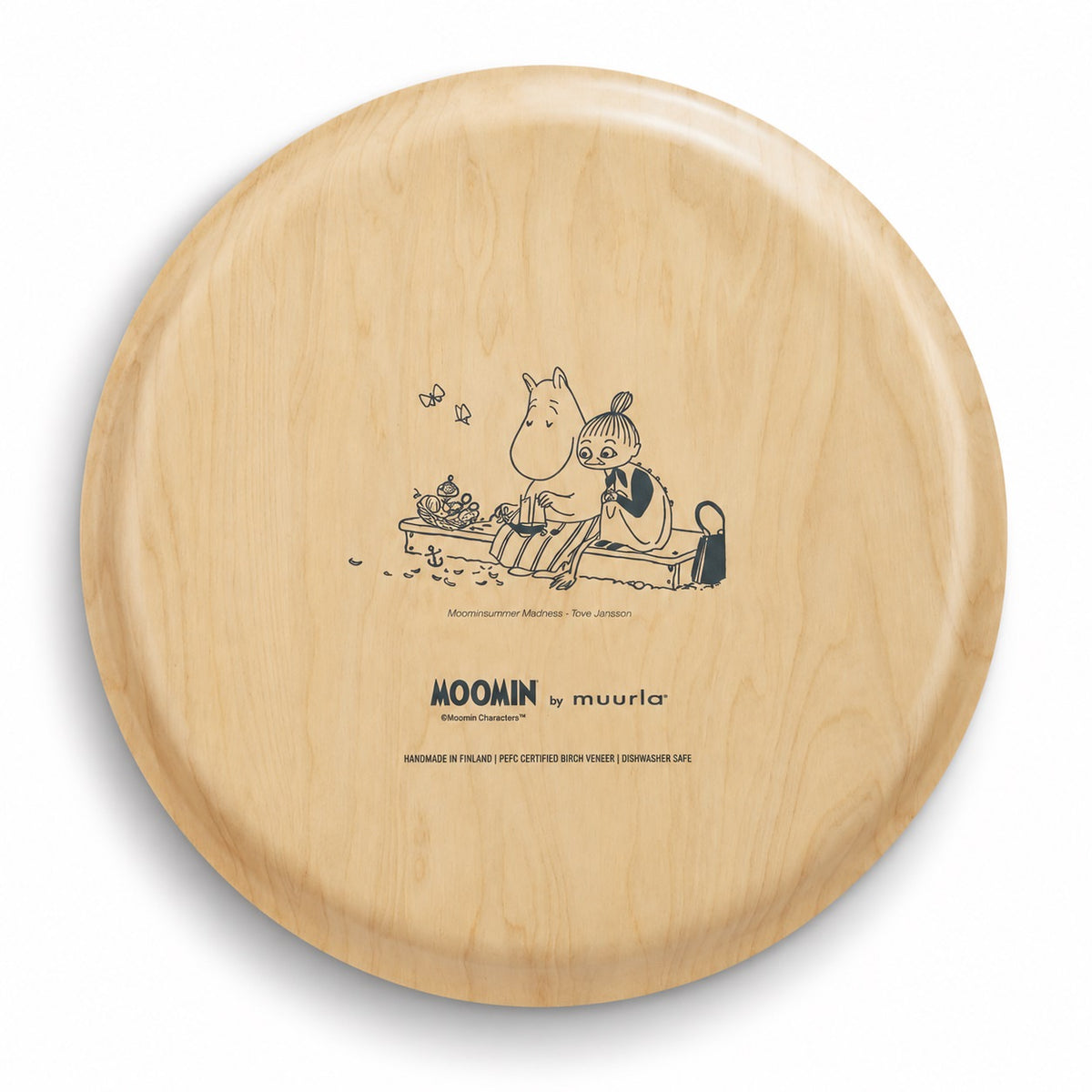 Muurla Tablett „Summer Night“ – Moomin – Ø 35 cm
