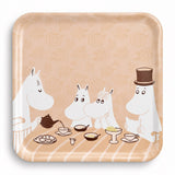 Muurla Tablett „Coffee Time“ – Moomin – 33 × 33 cm