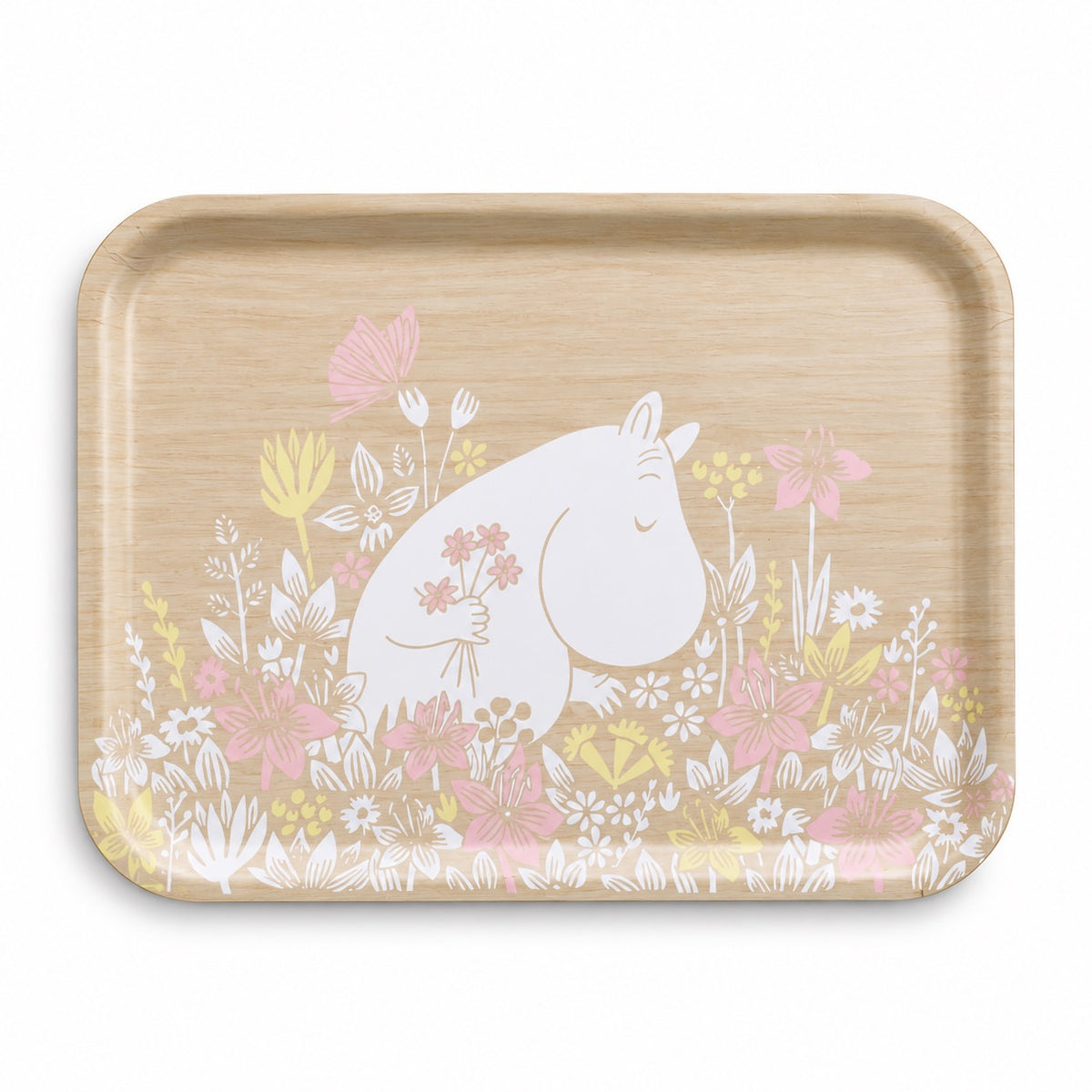 Muurla Tablett „Flower Field“ – Moomin – 36 × 28 cm