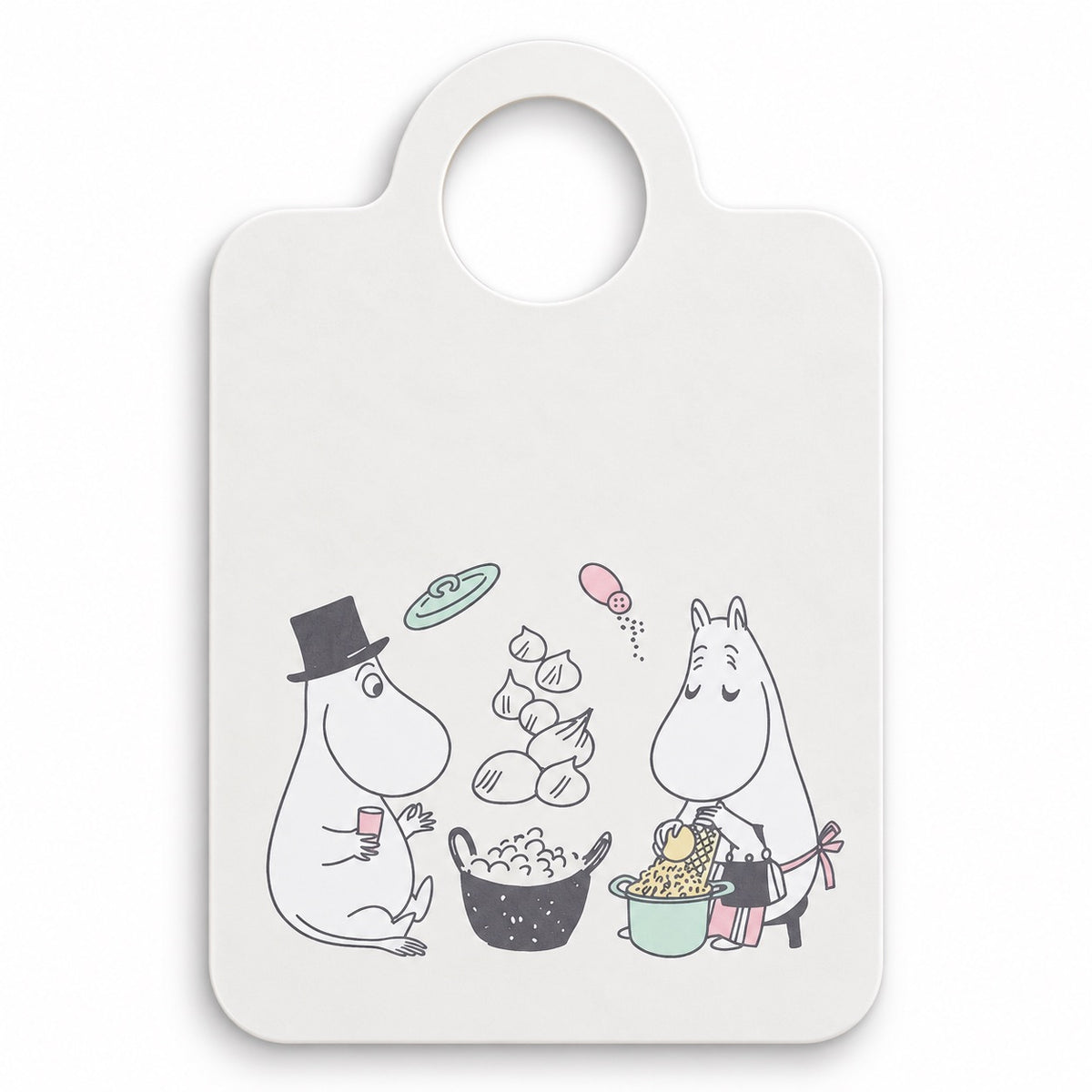 Muurla Frühstücksbrettchen „Bon Appetit“ – Moomin – 21 × 31 cm