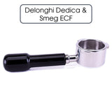 JoeFrex Siebträger für Delonghi Dedica | Bodenlos Black