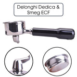 JoeFrex Siebträger für Delonghi Dedica | Einzelauslauf Black