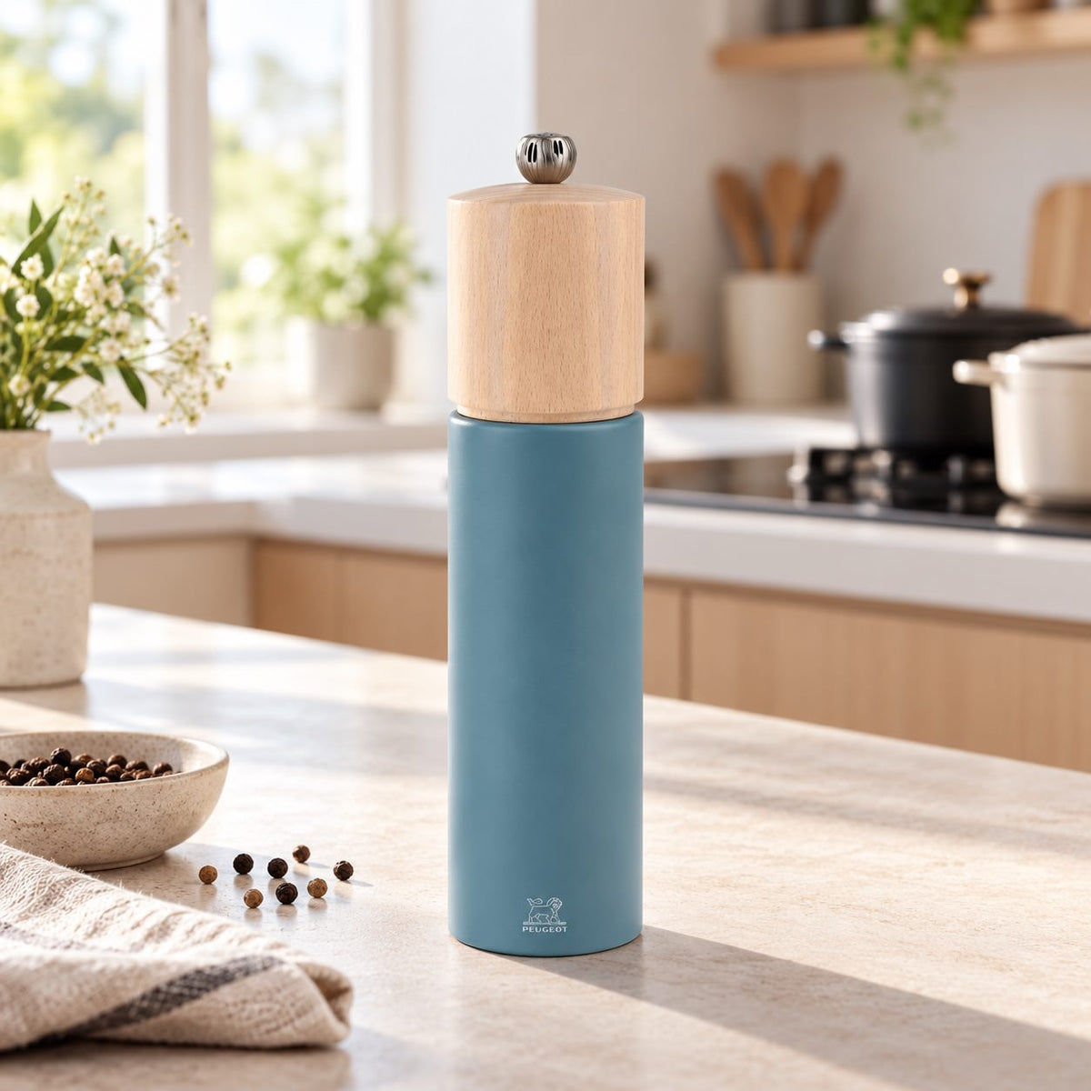 Peugeot Boreal – Pfeffermühle Rauchblau – 21 cm
