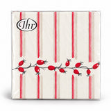 IHR Servietten „Berry Stripe“ – 25 × 25 cm