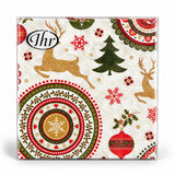 IHR Servietten „Christmas Ornaments“ – 25 × 25 cm