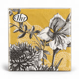 IHR Servietten „Fleur Gold“ – 25 × 25 cm