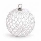LanaBernArt – Gehäkelte Dekokugel Weiß – ca. 6 cm