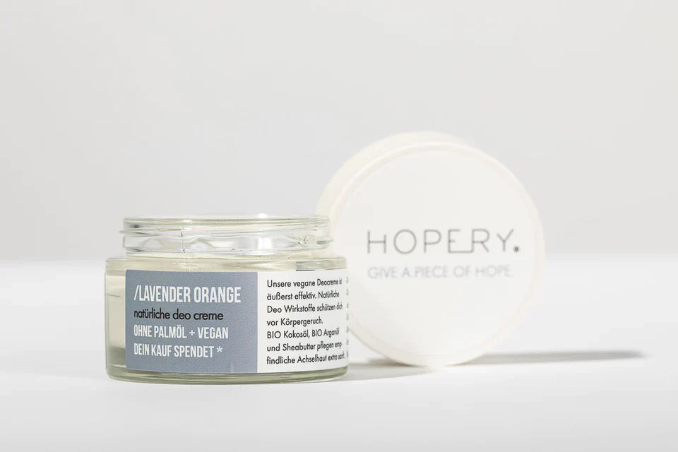 Hopery Lavender Orange Deo Creme – Extra milde Deopflege
