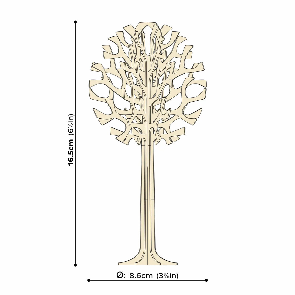 Lovi Tree 16.5 cm – Farbe Pale Green