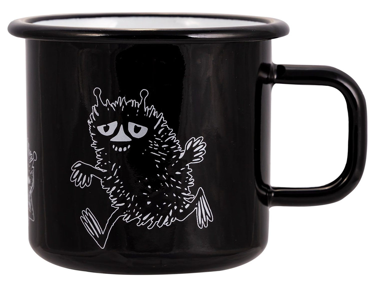 Muurla Moomin Emaillebecher 'Stinky' - 370 ml
