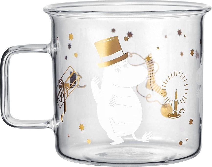 Muurla Moomin Glasbecher 'Sparkling Stars' - 350 ml