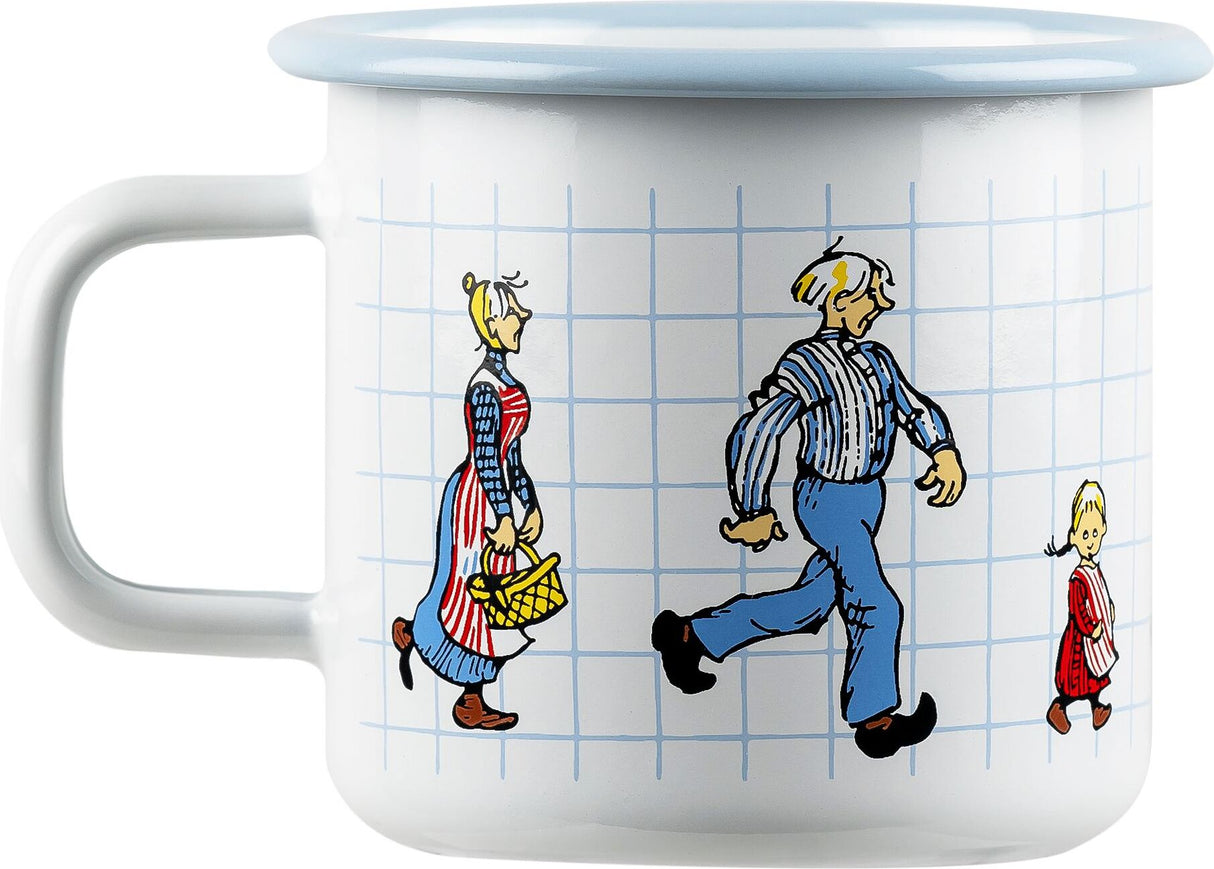 Muurla Emaillebecher Emil aus Småland 'The Katthult Folks' - 370 ml
