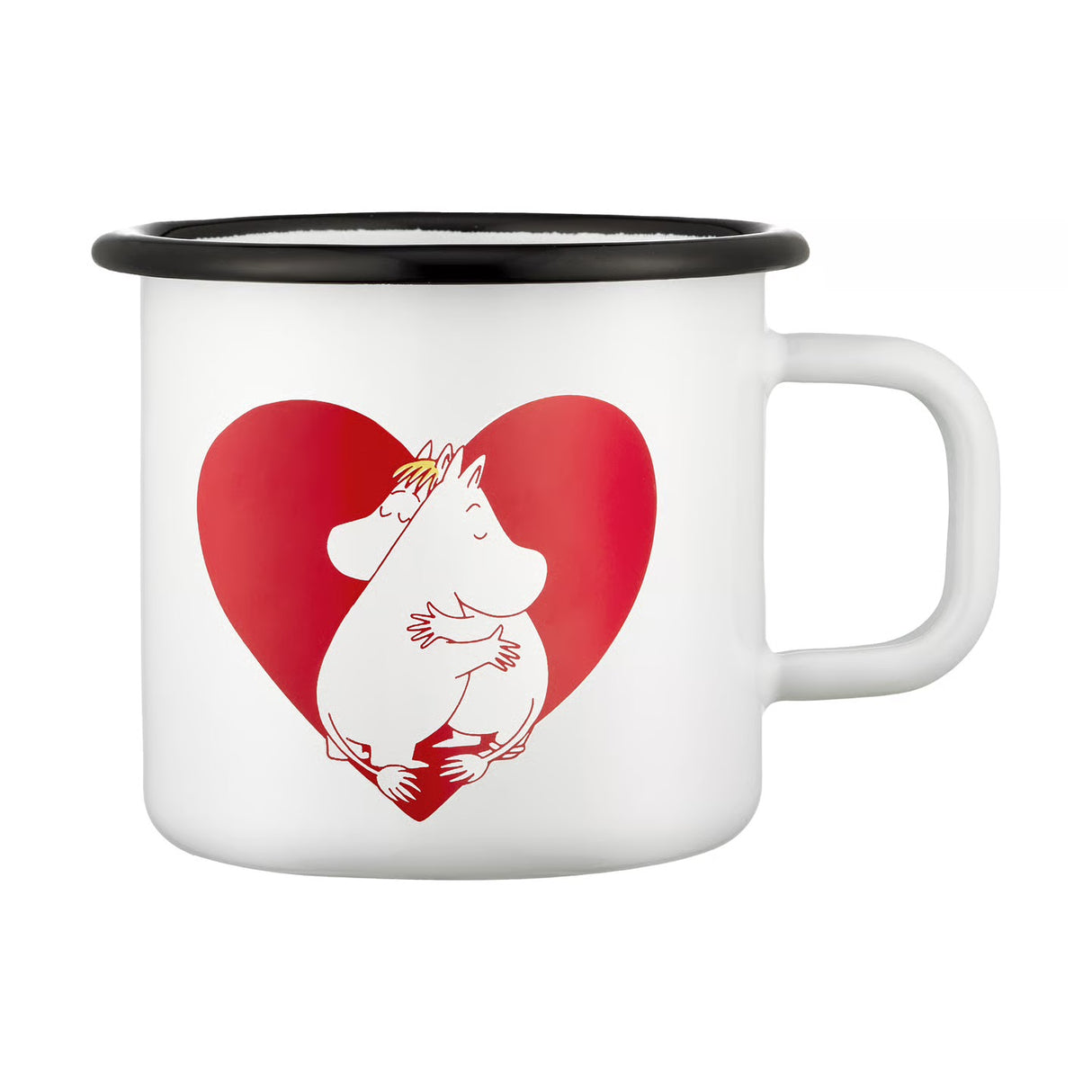 Muurla Moomin Emaillebecher 'Heart' - 370 ml