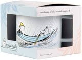 Muurla Moomin Originals Emaillebecher 'Gone Fishing' - 370 ml