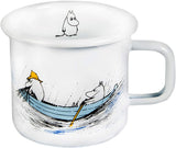 Muurla Moomin Originals Emaillebecher 'Gone Fishing' - 370 ml